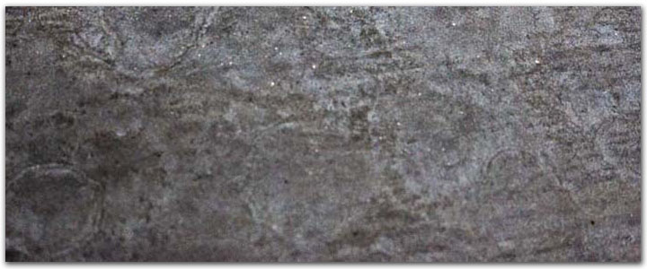 Metallic silver garage floor coating - metal pigments